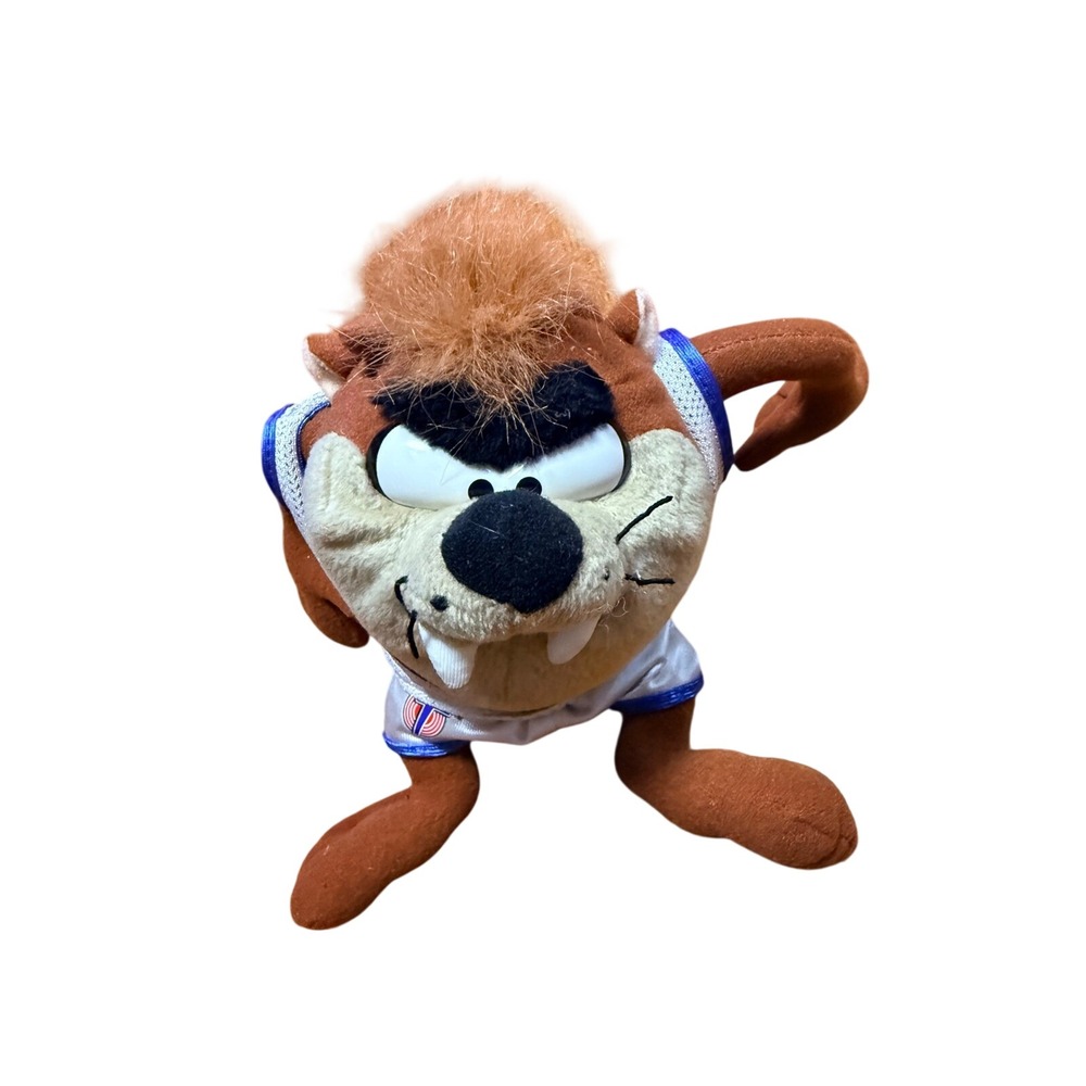 Vintage 1996 Space Jam‎ Tasmanian Devil Taz Plush Tune Squad McDonald's Toy